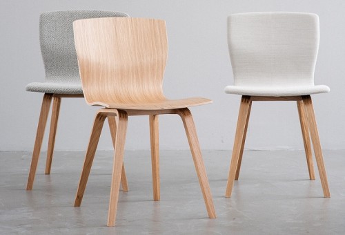 Đa dạng thiết kế ghế đẹp từ một mẫu phôi gỗ ván ép uốn cong