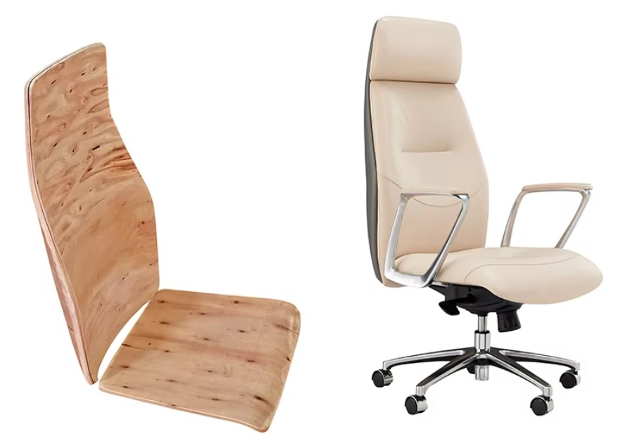 ghế gỗ ván ép uốn cong