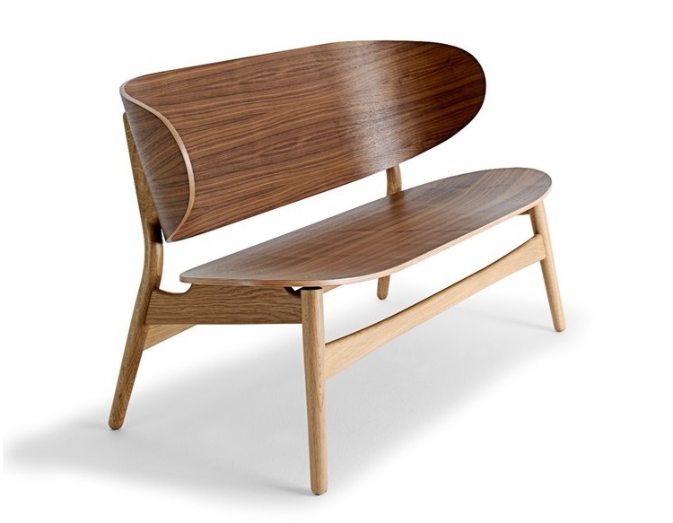 ghế chờ gỗ plywood uốn cong