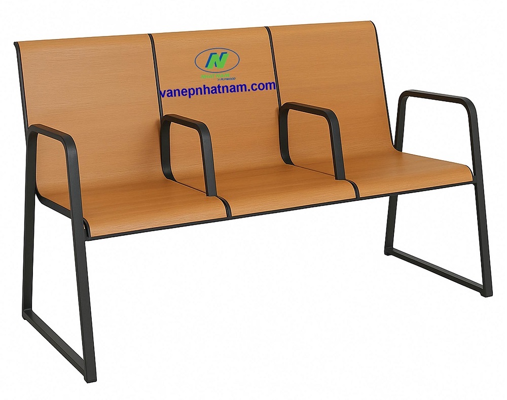ghế chờ gỗ ván ép