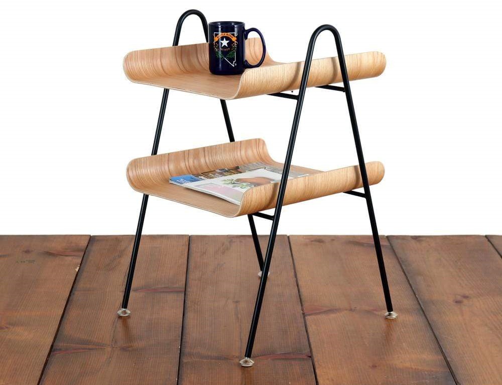 bàn gỗ uốn cong