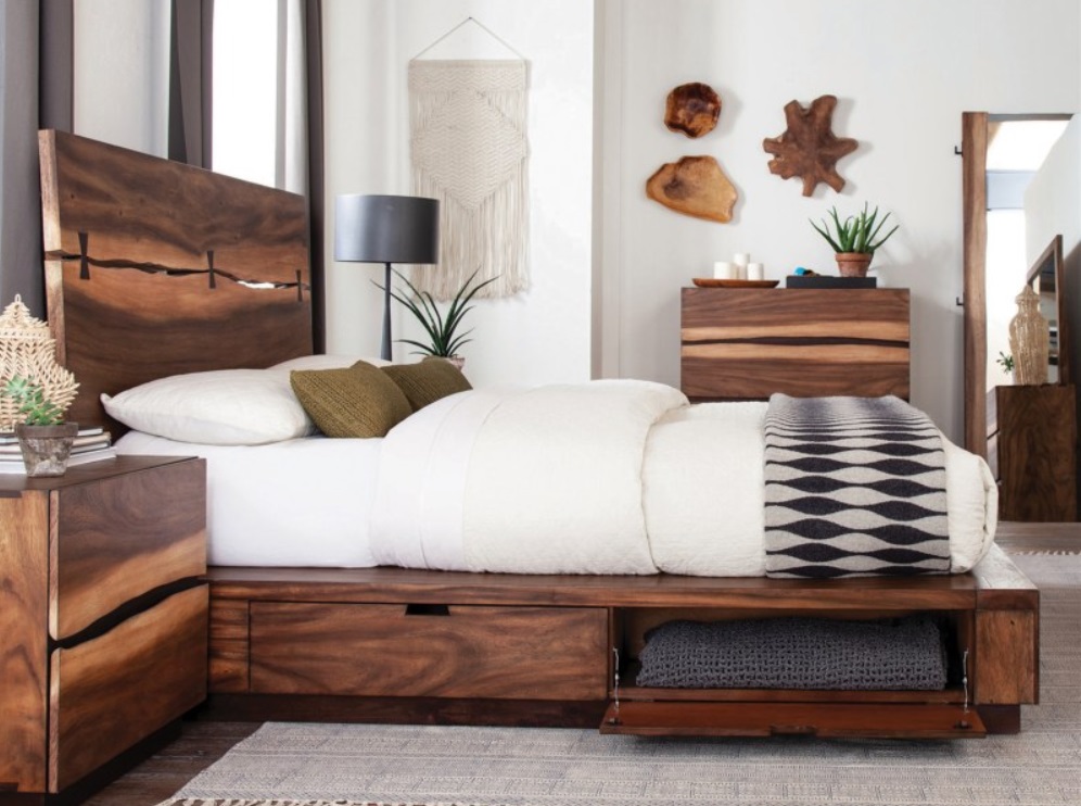 giường gỗ plywood