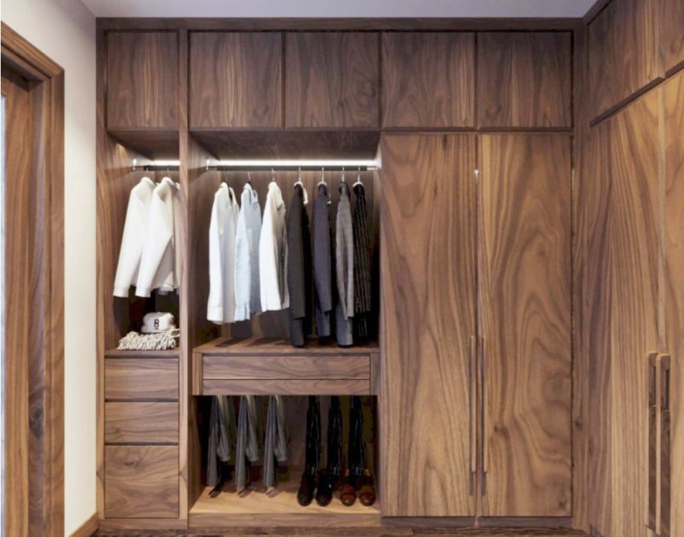 tủ gỗ ván ép thẳng